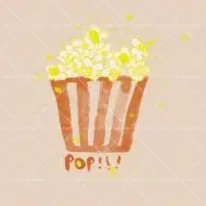 POPCPRN! Placement print