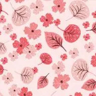 Pink Tropical Leaves