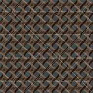 he image features a creative pattern of circles in brown, green-gray, and black against a lighter brown background. The circles are intricately designed, with various shades of brown, gray, and black, giving the pattern a dynamic and engaging appearance.