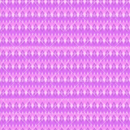 A seamless pattern with purple and white geometric shapes on a white background. The pattern consists of triangles, squares and circles arranged in a random pattern. The pattern is repeated horizontally and vertically to create an endless surface.