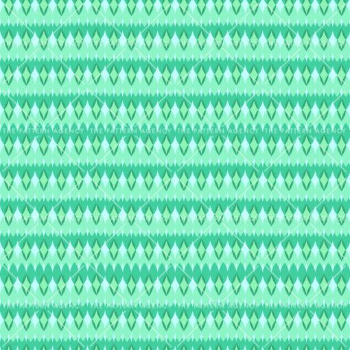 A seamless pattern with green and blue diamonds on a white background. The pattern is repeated horizontally and vertically to create an endless surface.