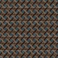 he image features a creative pattern of circles in brown, green-gray, and black against a lighter brown background. The circles are intricately designed, with various shades of brown, gray, and black, giving the pattern a dynamic and engaging appearance.